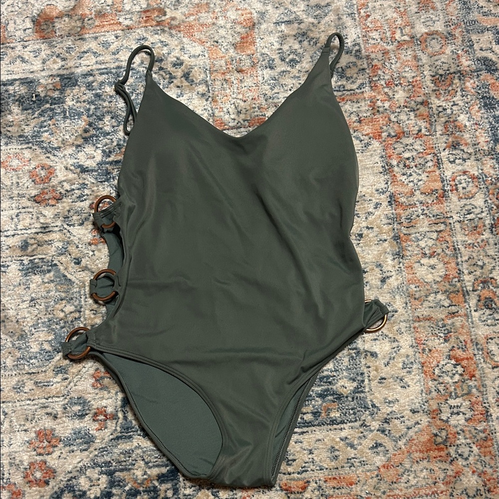 Aerie Green One-Piece Swimsuit